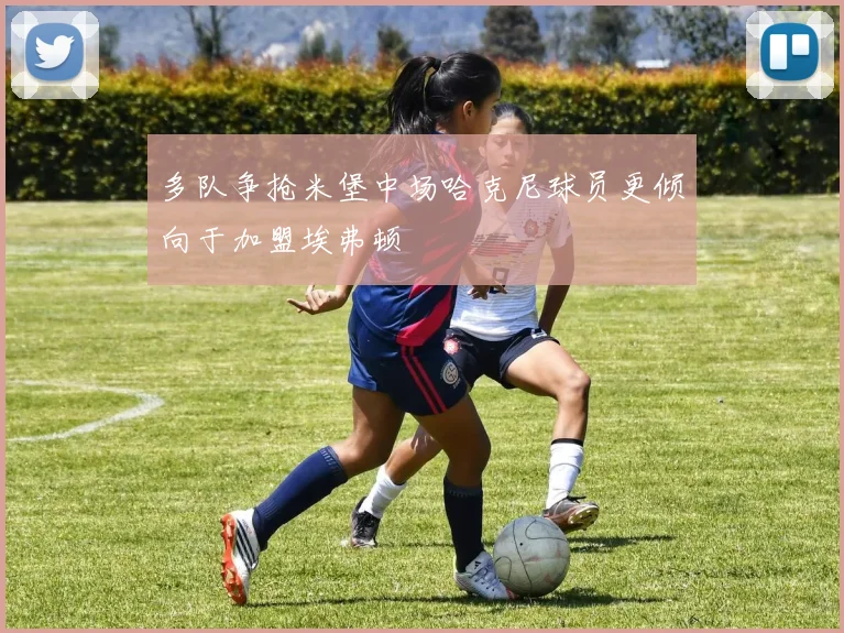 多队争抢米堡中场哈克尼球员更倾向于加盟埃弗顿